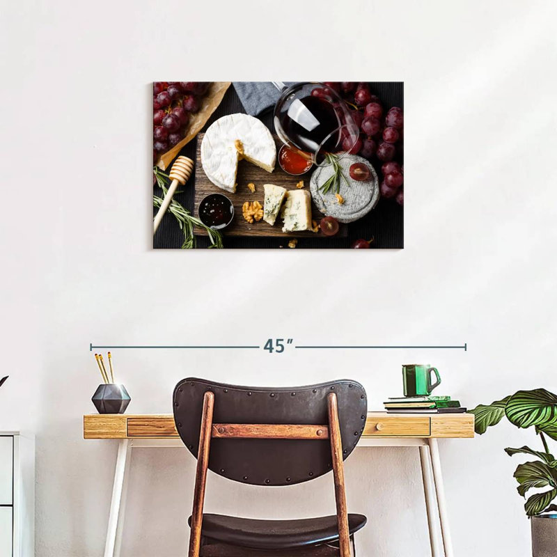 Yarlin Cheese And Wine, 20" H x 30" W