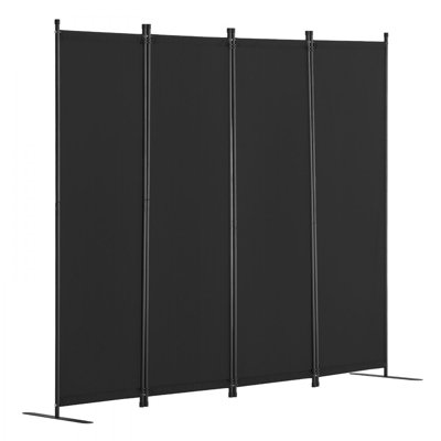 Room Divider, 89.8 x 67.9 inch Room Dividers and Folding Privacy Screens 4-Panel, Partition Room Dividers for Office, Bedroom, Dining Room, Study, Fre by Arlmont & Co.
