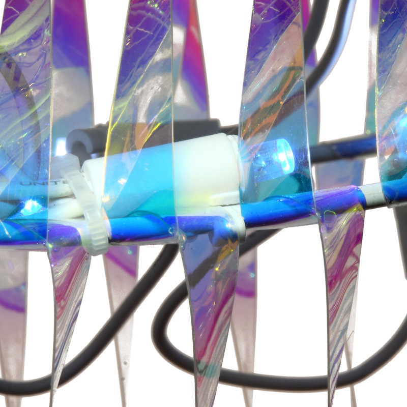 48" Pre-Lit Iridescent Reindeer