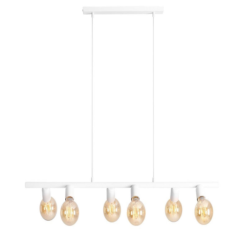 Damia 6 - Light White Teardrop Pendant