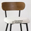 Tabouret de comptoir de salle à manger rembourré 27 po