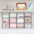 6 Pack Clear Stackable Storage Drawers