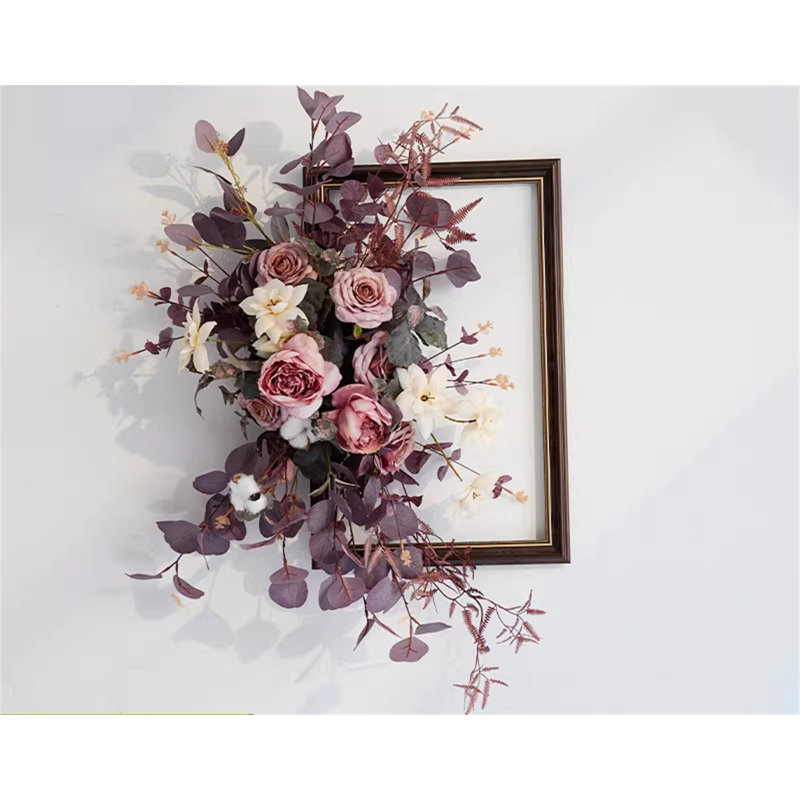 Fleur artificielle murale