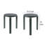 Tabouret empilable Mata, ensemble de 2, vert mousse moderne espagnol-109521423