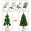 Arbre de Noël artificiel épinette vert pré-éclairé avec base pliable-1032914515
