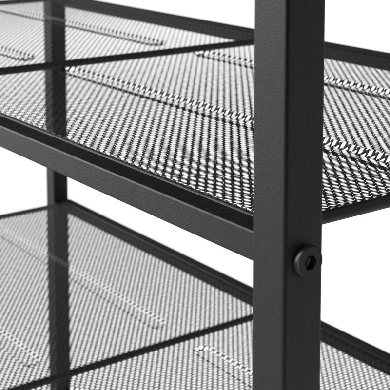 Steel Frame 5-Tier Shoe Storage Shelf