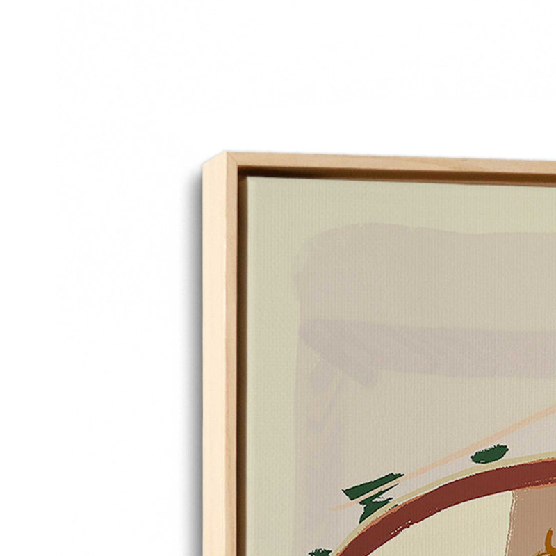 «Buon Appetito» par ThingDesign Print, L 36 x H 48, Framed Print, Black