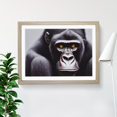 Divine Gorilla - Single Picture Frame Print