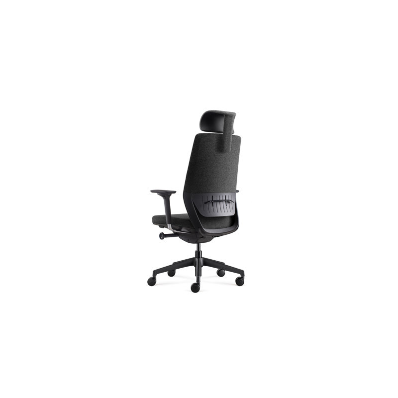 Coda Swivel Task Chair, Black