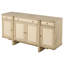 Buffet 4 portes en chêne beige