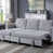 Velours gris clair