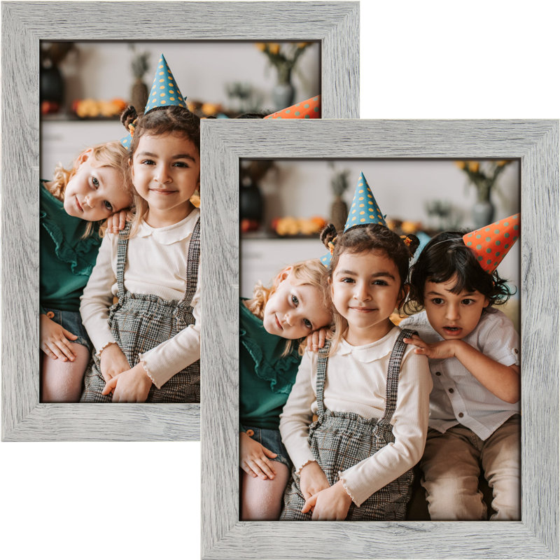 Cadre photo Gaurav, 11" x 14", gris