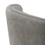 Chaise rembourrée Faouzi avec roulettes-2032754676