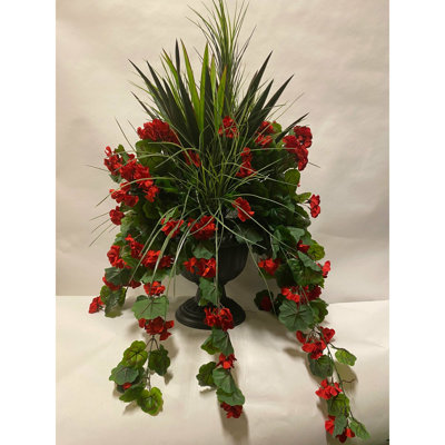 Herbe artificielle 45 "dans une urne