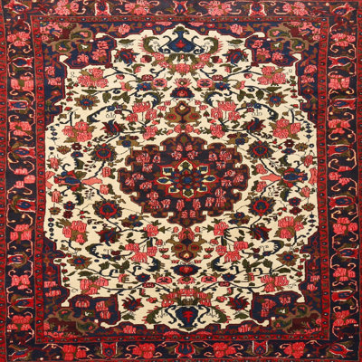 Tapis traditionnel rouge / beige Rockmeade