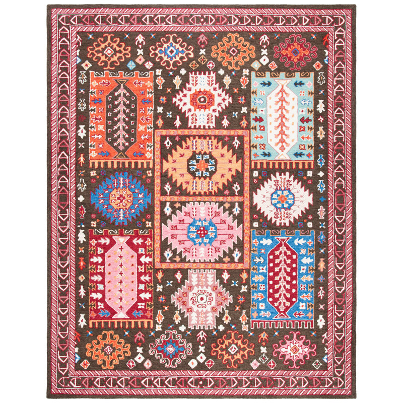 Spacek Hand Tufted Wool Rug, Rectangle 8' x 10'