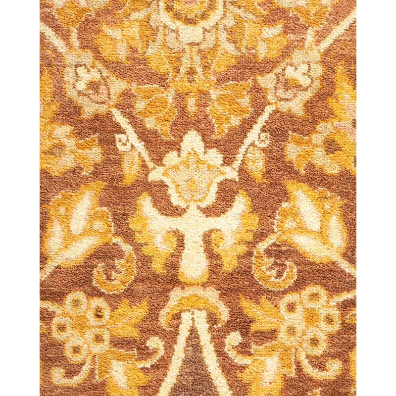Tapis unique en laine noué à la main 8 pi 1 po x 11 pi 1 po Clas Mogul