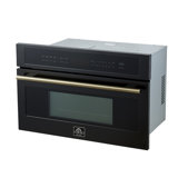 Oliena Espresso Black 30 Inch Built-In Microwave Convection Oven, 1.6 cu.ft., 1000W/1750W