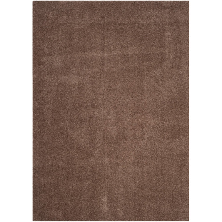 Tomberlin Velvet Shag Performance Solid Color Rug