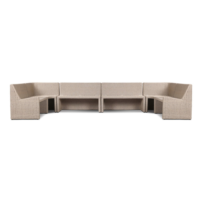 Senna Outdoor U-Shape Dining Banquette
