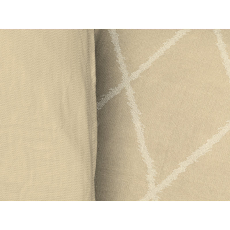 Beeman Cotton 56 TC Reversible 2 Piece Duvet Cover Set, Single Duvet Cover + 1 Pillowcase, Beige