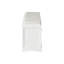 Banc de rangement en bois avec coussin en blanc - 3 tiroirs, pour un rangement organisé et confortable-362573411