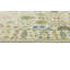 Tapis de couloir oriental ivoire Oushak Chobi