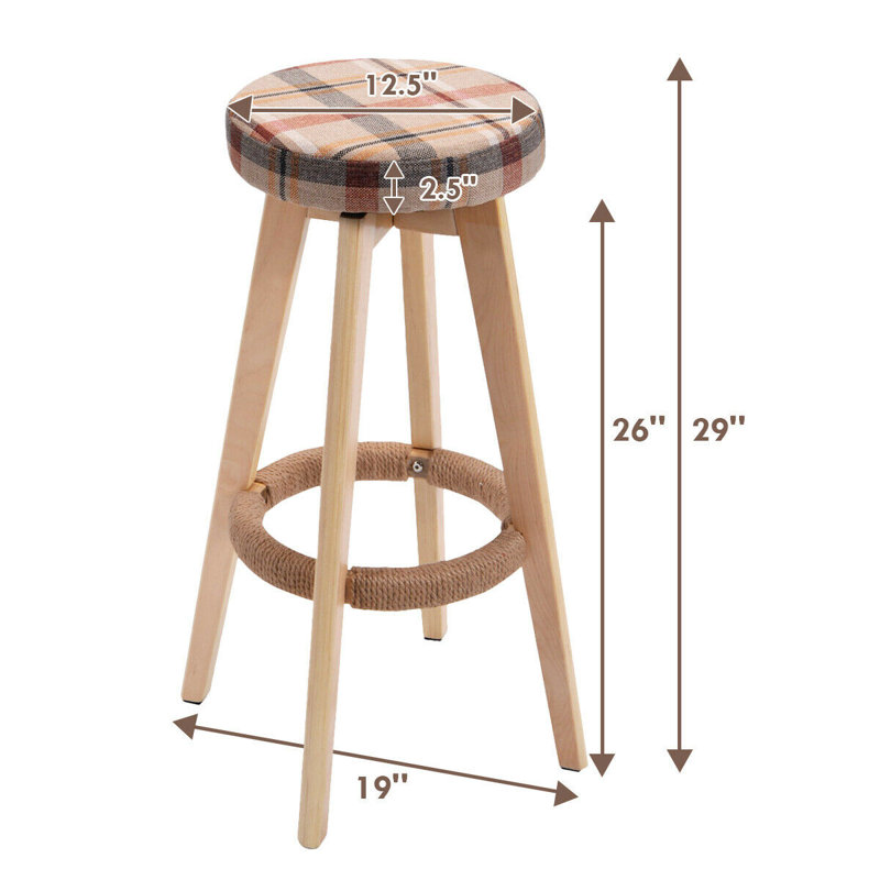 Tabouret de bar pivotant 29 po Davison