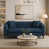 Tissu bleu marine