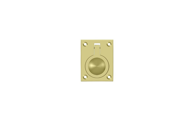 Ring Pull, Polished Brass