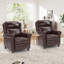 Fauteuil inclinable à oreilles Eloi de 33,1 po d'épaisseur avec garniture cloutée Eloi-133229242
