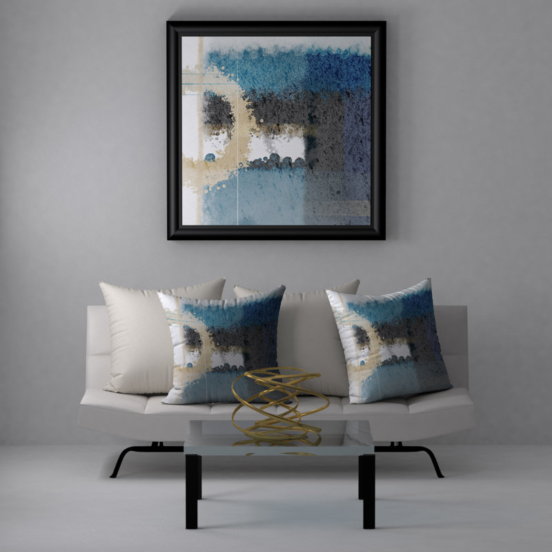 Housse de coussin décoratif carrée éclatante VIP, 18" x 18"