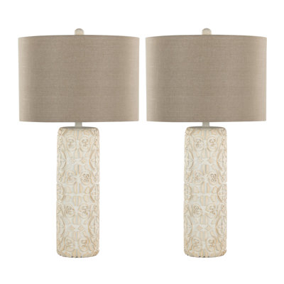 Contemporary Polyresin Table Lamp