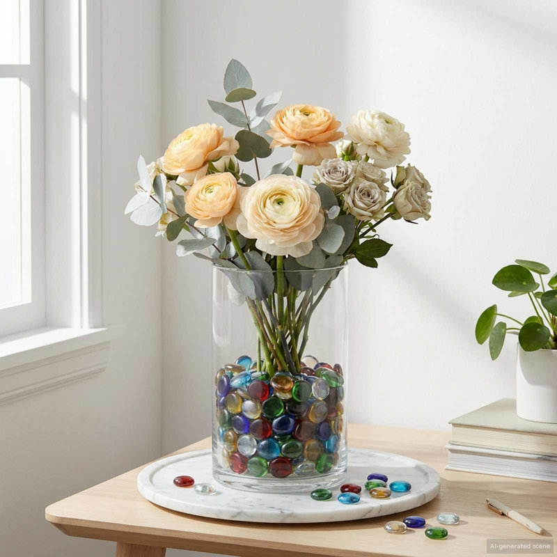 Glass Garden Accents Accessories, Multicolour