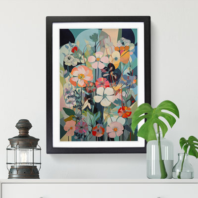 Modern Flowers Orphism Vol.11 - Framed Print