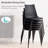 Plastic Stackable Dining Chair with Metal Legs-1482255729