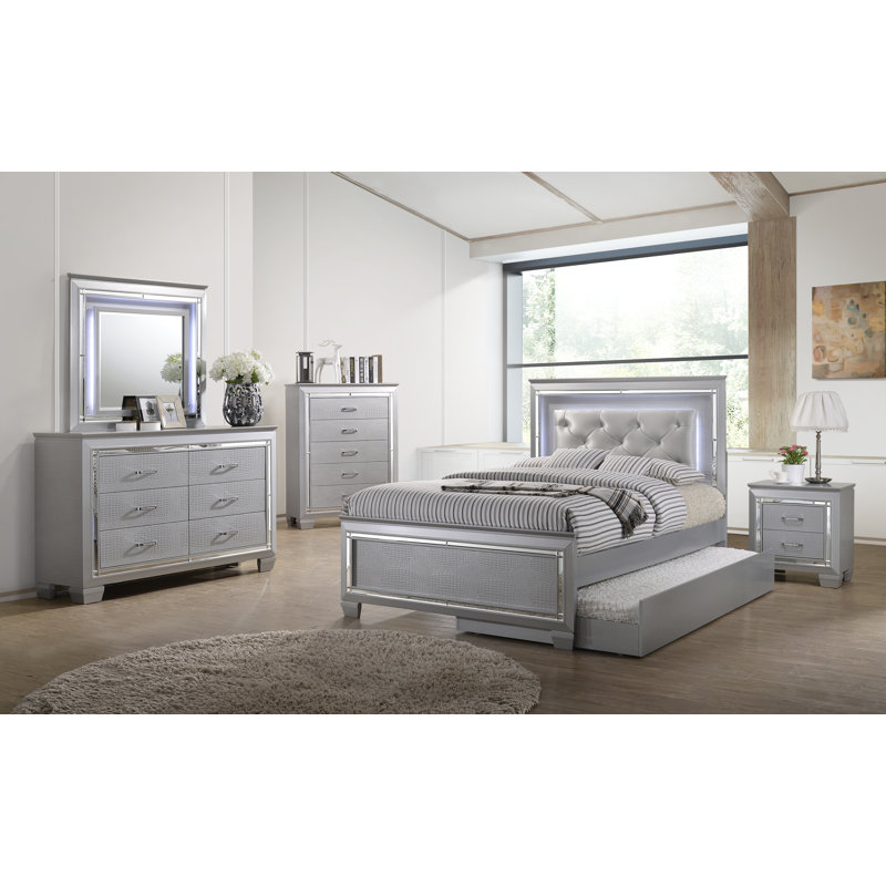 Ensemble de chambre à coucher tapissier Masaya, Grand