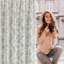 Abishai Semi -transparent Curtains Single Panel