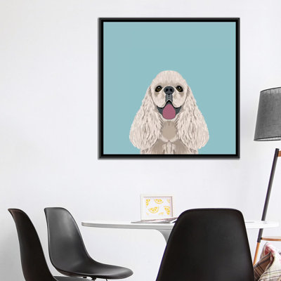 Cocker Spaniel, impression sur toile tendue