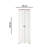 Modern Wardrobe with 2 Doors, Sapphire Oak & Black Finish, 23.6 x 68.9 x 11.8 inches | 100% Melamine Coated Chipboard, 0.7 in Thickness, Easy Assembly with Minifix System | Stylish Storage Solution for Any Room