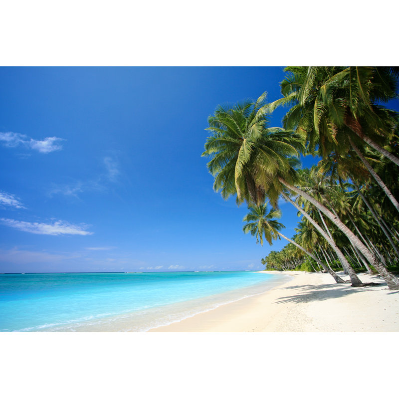 Island Paradise Beach by Photogerson - Wrapped Canvas Print, 20cm H x 30cm W x 3.8cm D