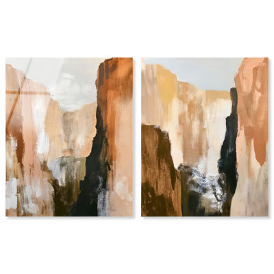 Ensemble d'art mural de salon Canyon Echoes