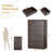 6-Drawer Large Storage Cabinet With Sturdy Construction Wood Storage Organizer For Closet-1883003660