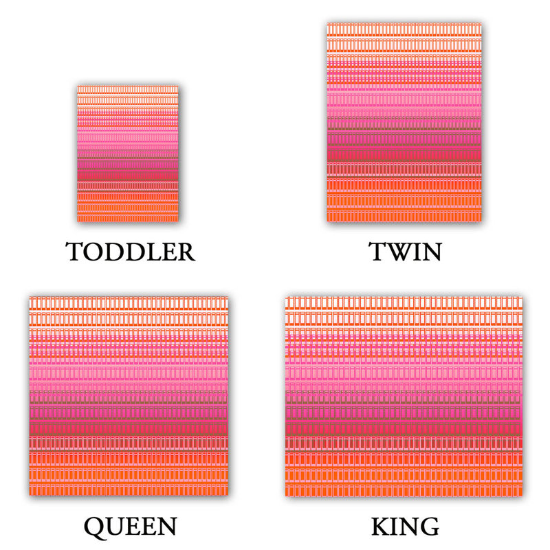 Ensemble de housse de couette simple DiaNoche par Susie Kunzelman - Geo Squared 1