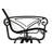 Palazzo Sling Aluminum Outdoor 22'' Stool
