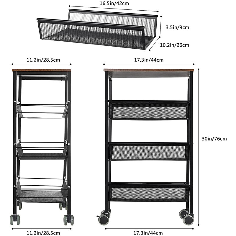 Chariot utilitaire 4 roues