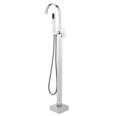 Single Handle Floor Mounted Tub Faucet