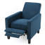 Fauteuil inclinable manuel en lin-1572612964