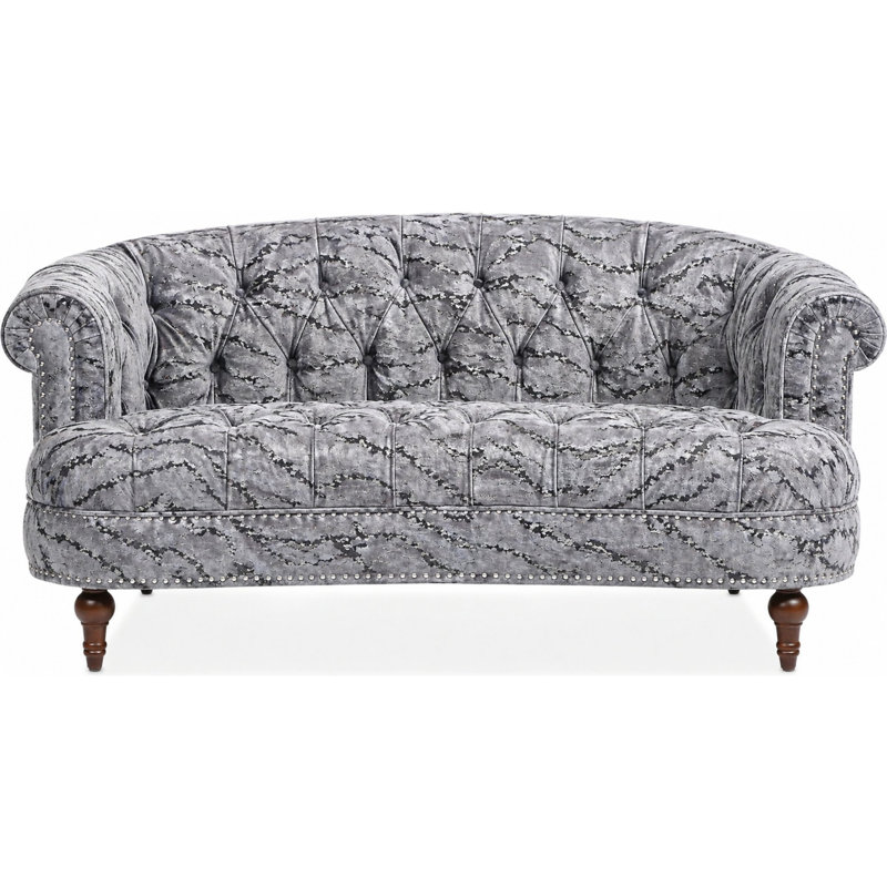 Animal Print Velvet | Empress Fabric, Charcoal