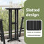 Round Outdoor Standing Height Table-867383914